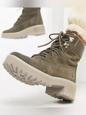 Timberland Carnaby Cool 6" Size 8.5 Boot Olive